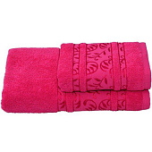 Полотенце 70х140 махровое Флора (пл.430гр/кв.м) 1 (04-062, фуксия) Полотенце 70х140 махровое Флора (пл.430гр/кв.м) 1 (04-062, фуксия)