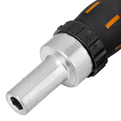 Отвертка реверсивная с набором бит, CrV, 12шт, Sparta Отвертка реверсивная с набором бит, CrV, 12шт, Sparta