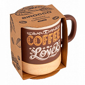 Кружка CoffeeMania коричневая 420мл STC001