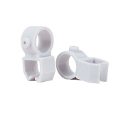 Держатель шины белый пластик (2шт) в упак. Держатель шины белый пластик (2шт) в упак.