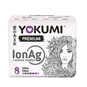 Гигиенические прокладки YOKUMI Premium Ultra Maxi, 8 шт. Гигиенические прокладки YOKUMI Premium Ultra Maxi, 8 шт.