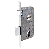 Замок врезной без ручек 9045 В CP без ЦМ хром Аллюр Замок врезной без ручек 9045 В CP без ЦМ хром Аллюр