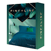КПБ евро перкаль "Fine Line" (70х70) рис. 50118-2/50168-2 Полуночный сапфир Art new КПБ евро перкаль "Fine Line" (70х70) рис. 50118-2/50168-2 Полуночный сапфир Art new