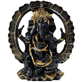  Нэцкэ фигурка «Ганеша в цветке», полистоун, 7.5?11?12.5 см 10654245 