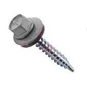 Саморезы кровельные 4,8х70мм, 35шт, RAL 7004 серый Саморезы кровельные 4,8х70мм, 35шт, RAL 7004 серый