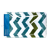  Ковер Зигзаг микрофибра 50х80см зеленый /103361 Delphinium 