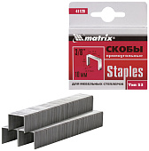 Скобы для степлера тип 53, 10мм, 1000шт, Matrix Скобы для степлера тип 53, 10мм, 1000шт, Matrix