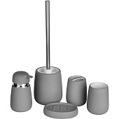  Ёршик туалетный Soft серый керамика B4333A-5G 