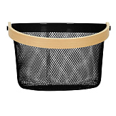 Корзина для хранения овощей и фруктов MARMITON, 25,5х17 см,металл,черная 17646 Корзина для хранения овощей и фруктов MARMITON, 25,5х17 см,металл,черная 17646