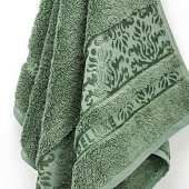 Полотенце 70х140 махровое DAMASK хлопок зеленый Полотенце 70х140 махровое DAMASK хлопок зеленый