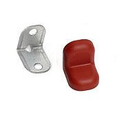 Уголок крепежный с накладкой малый, вишня Уголок крепежный с накладкой малый, вишня