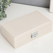 Шкатулка для украшений Белая матовая, 6,5х12,6х21 см, 9534849 Шкатулка для украшений Белая матовая, 6,5х12,6х21 см, 9534849