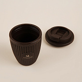 Стакан для кофе с крышкой SL Home, 250 мл, 9,5х9,5х12,5 см, коричневый 9951494 Стакан для кофе с крышкой SL Home, 250 мл, 9,5х9,5х12,5 см, коричневый 9951494