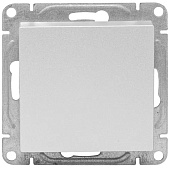 Выключатель встраиваемый 1 клавиша, цвет алюминий, EKF Эпика Выключатель встраиваемый 1 клавиша, цвет алюминий, EKF Эпика