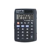  Калькулятор карманный STAFF STF-883 (95х62мм), 8 разрядов, двойное питание, 250196 