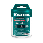 Алмазная коронка для подрозетников 72мм KRAFTOOL Diamond Алмазная коронка для подрозетников 72мм KRAFTOOL Diamond