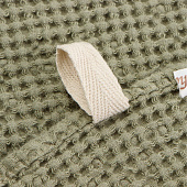  Полотенце вафельное SL HOME: Linen «Олива», 40?70 см, оливковое 10304002 