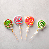  Карамель леденцовая Завиток Средний, ассорти, 65 гр. 