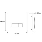 Клавиша смыва для инсталляции Grossman хром матовый 800.Т1.04.110.110 Grossman Клавиша смыва для инсталляции Grossman хром матовый 800.Т1.04.110.110 Grossman