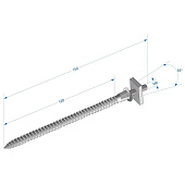 Шпилька специальная с гайкой Docke PREMIUM Шпилька специальная с гайкой Docke PREMIUM