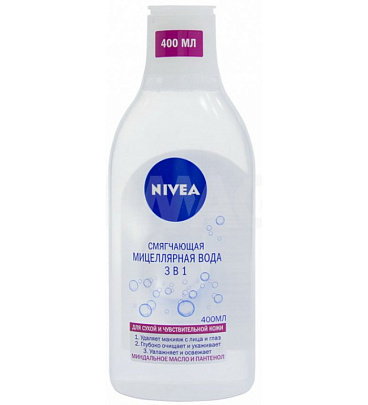 Мицеллярная вода Nivea VISAGE Смягчающая 400 3в1 Мицеллярная вода Nivea VISAGE Смягчающая 400 3в1