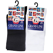 Носки детские Grand Line Д-46, высокая резинка, белый, р. 16-18 Носки детские Grand Line Д-46, высокая резинка, белый, р. 16-18