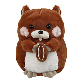 Мягкая игрушка Бобер с зернышком, 15х15х25 см, коричневый, 2208236003 Мягкая игрушка Бобер с зернышком, 15х15х25 см, коричневый, 2208236003