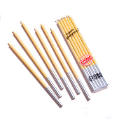  Набор свечей в торт, 6 штук "Исполнение желаний", 15 см, жёлтый   9785818 