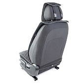  Накидки на сиденье Car Performance передние 2 шт алькантара черн/синие 5шт/уп CUS-1012 BK/BL 