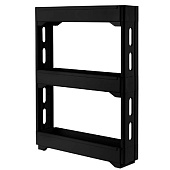 Этажерка 3-х секционная"Black" 537х138х710мм Черный KL383812621 Этажерка 3-х секционная"Black" 537х138х710мм Черный KL383812621