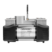 Компрессор металлический 60л/мин 2х поршневой с крокодилами SKYWAY СОЮЗ 10 АТМ , в кейсе Компрессор металлический 60л/мин 2х поршневой с крокодилами SKYWAY СОЮЗ 10 АТМ , в кейсе