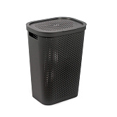 Корзина для белья INFINITY 60л тёмно-серая 04754-G43-09