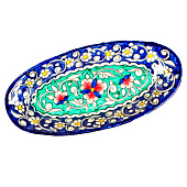 Селёдочница Риштанская Керамика, 24 см,микс 2870516 Селёдочница Риштанская Керамика, 24 см,микс 2870516