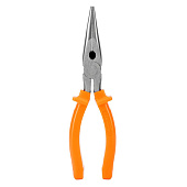  Длинногубцы Classic, 200 мм, прямые шлифованные, пластмассовые рукоятки// SPARTA 