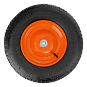 Колесо пневматическое 4.80/4.00-8 D380мм, подш.12мм, дл. оси 80мм// Palisad 68946 Колесо пневматическое 4.80/4.00-8 D380мм, подш.12мм, дл. оси 80мм// Palisad 68946