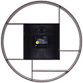  Часы настенные  Классика Рубин,  круглые d-35 см, корпус коричневый, 3516-001 