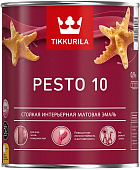 Эмаль матовая Tikkurila PESTO 10 База A 0,9л Эмаль матовая Tikkurila PESTO 10 База A 0,9л