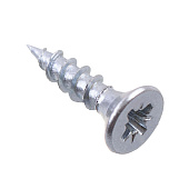 Саморезы универсальные оцинкованные ШУц 3,0х12мм, потайная голова, 40шт Саморезы универсальные оцинкованные ШУц 3,0х12мм, потайная голова, 40шт