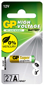 Батарейка алкалиновая А27, 12В, 1шт, GP Батарейка алкалиновая А27, 12В, 1шт, GP