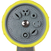 Пистолет садовый для полива INBLOOM , 8 режимов, регулировка давления, ABS+TPR 161-017 Пистолет садовый для полива INBLOOM , 8 режимов, регулировка давления, ABS+TPR 161-017