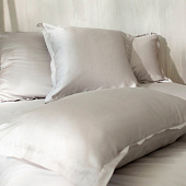 Наволочка SL Home Tencel 70х70+3 см , цв. светло-серый 10285357