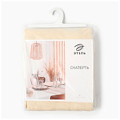  Скатерть (саржа) Этель Home, 146х220 см молочный, 250 г/м2, 10472159 