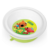 Тарелка пластиковая на присосе 18см "МИ-МИ-МИШКИ" зеленый 362-276 Тарелка пластиковая на присосе 18см "МИ-МИ-МИШКИ" зеленый 362-276