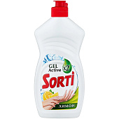Средство для мытья посуды Sorti Лимон 450мл Средство для мытья посуды Sorti Лимон 450мл