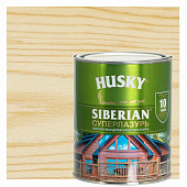HUSKY SIBERIAN «Суперлазурь» бесцветная 0,9 HUSKY SIBERIAN «Суперлазурь» бесцветная 0,9