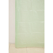  Штора для ванной Лаурель 3D ПВХ 180х180см 12 колец зеленый /104243 Zenfort 