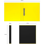  Папка A4 на 2-х кольцах 35 мм ErichKrause Accent, желтая, 51081 