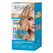  Краска для волос STUDIO FASHION COLOR стойкая 9.8 Жемчужный блондин 