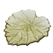  Блюдо  Autumn forest, 16х14 см, зеленое, Лист ANLAF-11101-AU25 