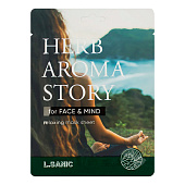  Маска тканевая L.SANIC С экстрактом кедра и эффектом ароматерапии Herb Aroma Story, 25 мл 